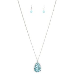 Blue Cats Eyes necklace